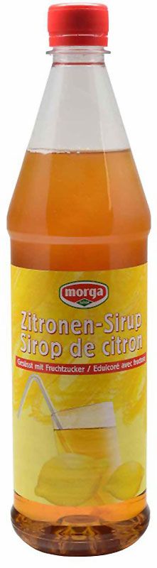 MORGA Sciroppo di limone con fruttosio Petfl 7,5dl