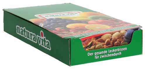 NATURAVITA Barrette alla frutta: banana, yogurt, mela, mirtillo, senza zucchero, 36 x 50 g