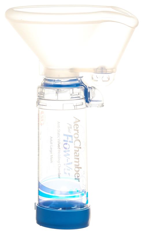 AeroChamber PLUS Flow-Vu maschera grande blu