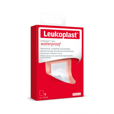 Leukoplast Leukomed T+ 7,2x5cm sterile 5 pezzi