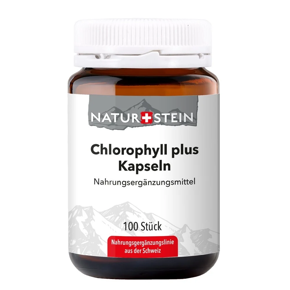 NATURSTEIN Clorofilla plus capsule in vetro 100 pezzi