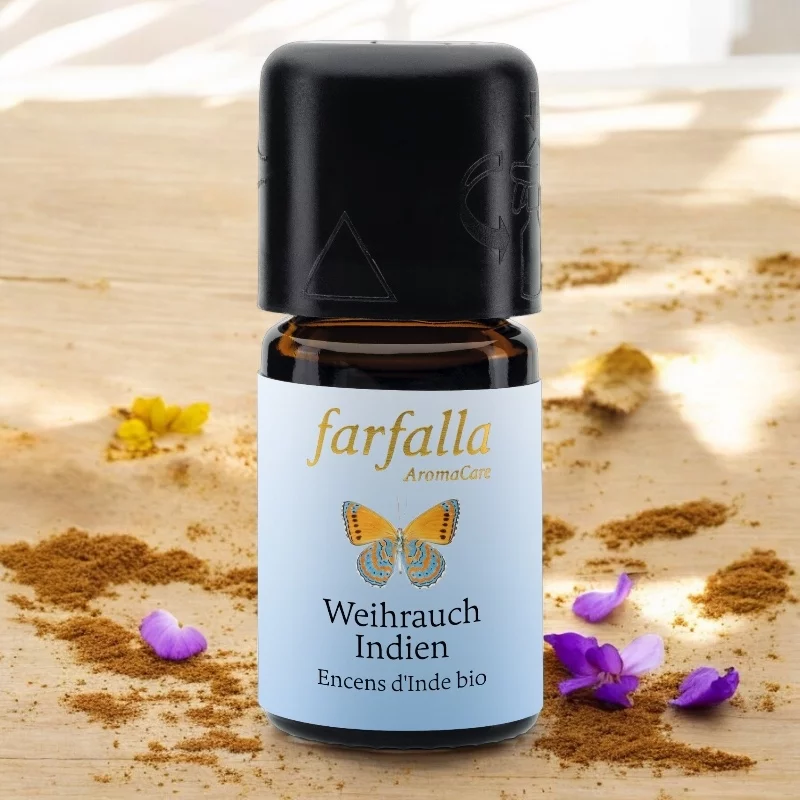 FARFALLA Olio di incenso India biologico 5ml