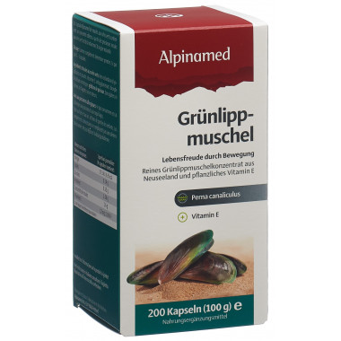 ALPINAMED Capsule di cozze verdi 400mg 200 Capsule