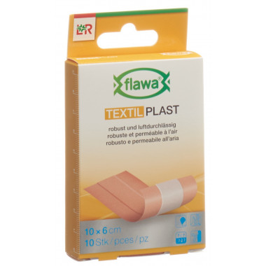 Flawa Textil Plast benda rapida 6x10cm 10 pezzi