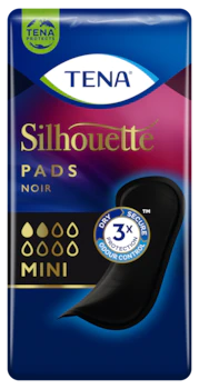 TENA Silhouette Noir Mini Pad 18 pezzi