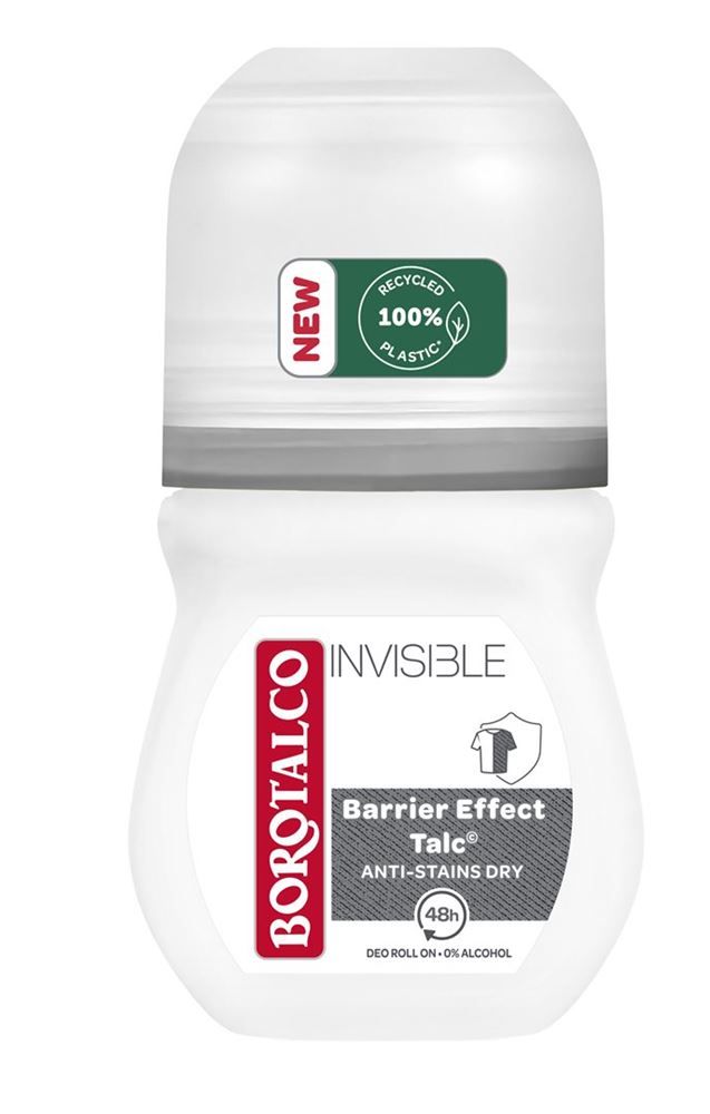 BOROTALCO Uomo Deo Roll on Invisible 50ml
