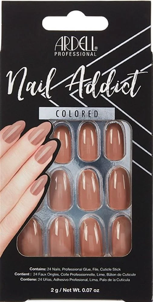ARDELL Nail Addict Color Latte 24 pezzi