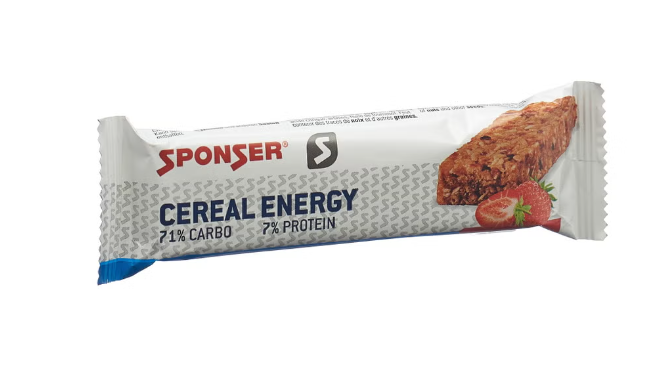 SPONSER® Barretta energetica ai cereali alla fragola 40g