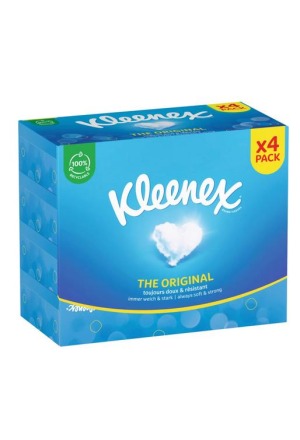 Fazzoletti cosmetici Kleenex ORIGINAL Quattro 3-l w 24 x 72 pezzi