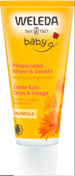 WELEDA BABY CALENDULA Pflegecr Körp&Gesicht 75ml
