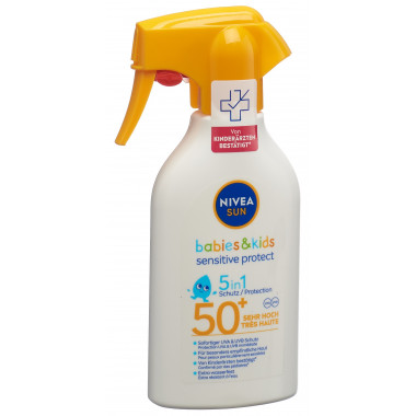 Nivea Protect Sensitive Babies&Kids Trigger LSF50+ Fl 270ml