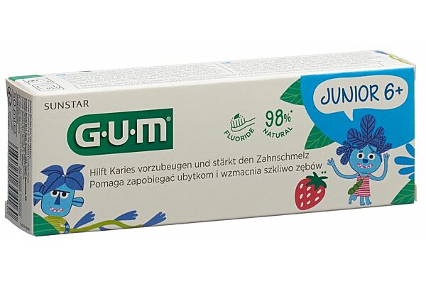 GUM Junior Gel per denti 6+ anni Fragola 50ml
