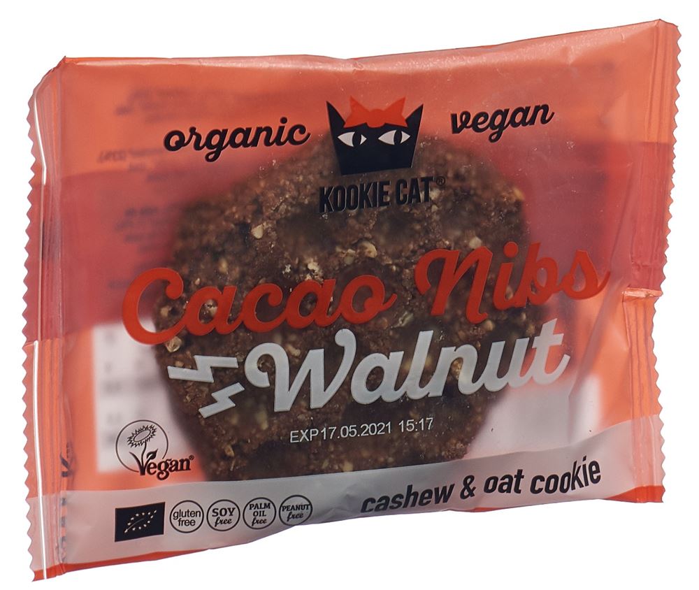 KOOKIE CAT Noci al doppio cioccolato Cook 50g