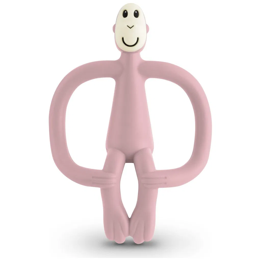 MATCHSTICK MONKEY Giocattolo per la dentizione rosa polveroso