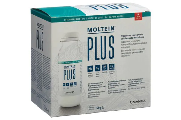 Moltein PLUS 2.5 Aroma neutro 6 Fl 50g