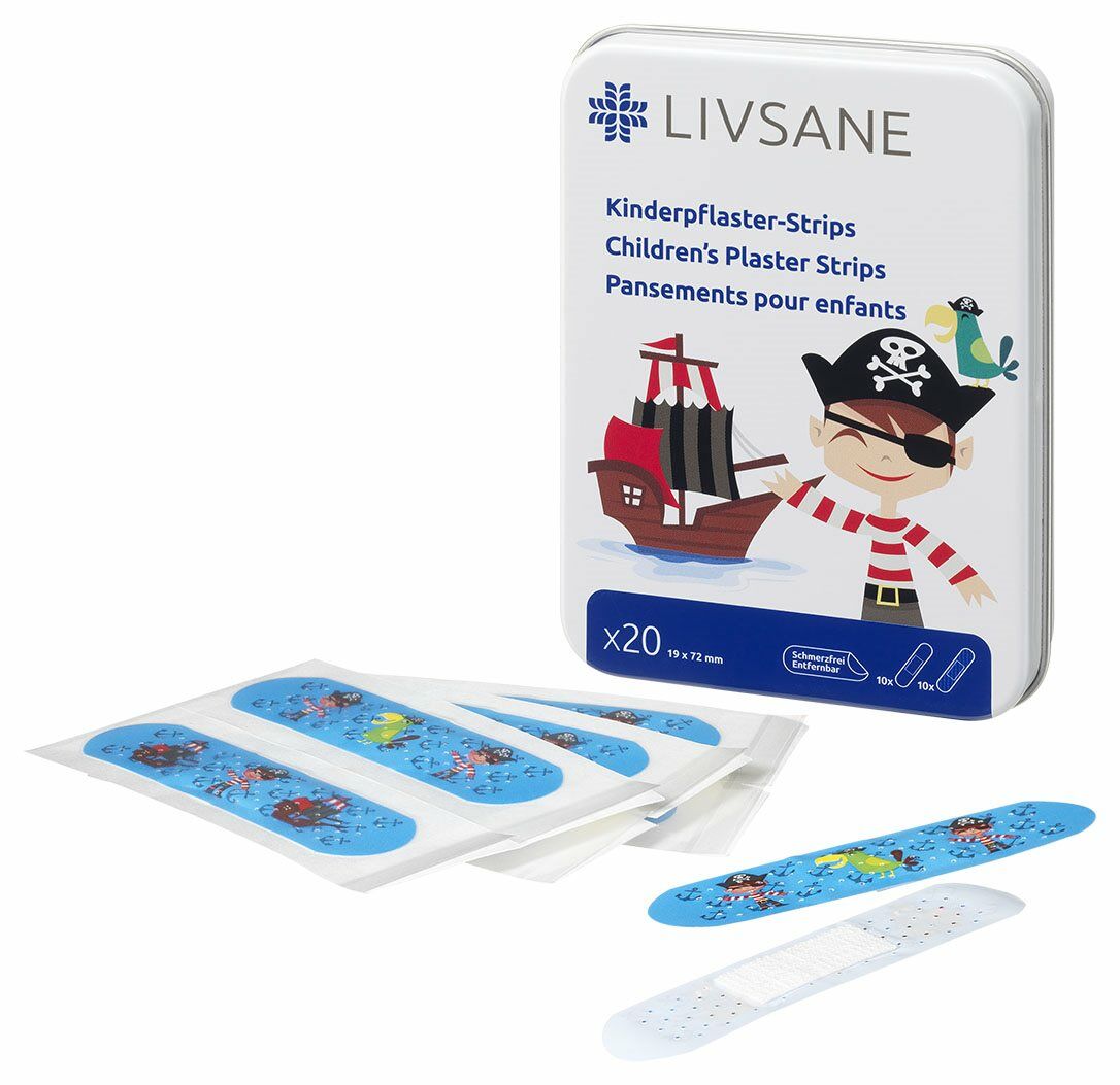 Strisce di gesso per bambini Livsane pirata 20 pezzi