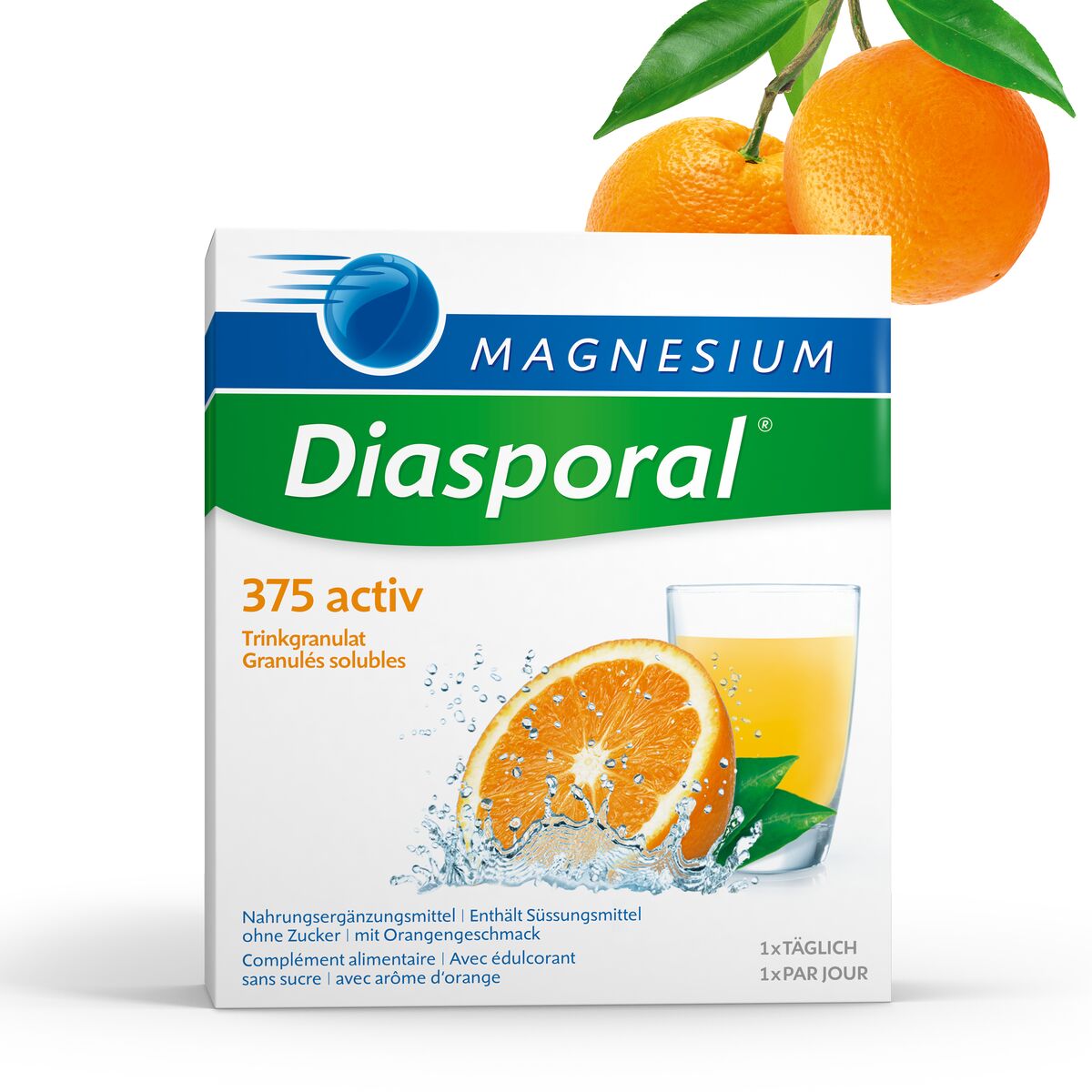 Magnesio Diasporal Activ granuli da bere arancio 20 pezzi