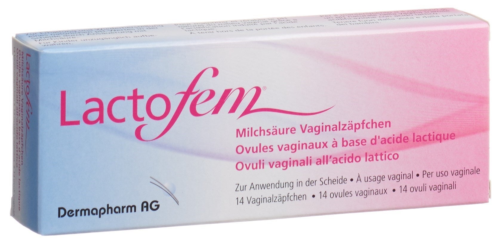 Lactofem acido lattico supposte vaginali 14 pezzi