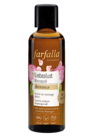 FARFALLA Olio per massaggi Aromamour Liebeslust Fl 75ml