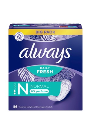 ALWAYS Pantyliner normale senza profumo BigP 56 pz.