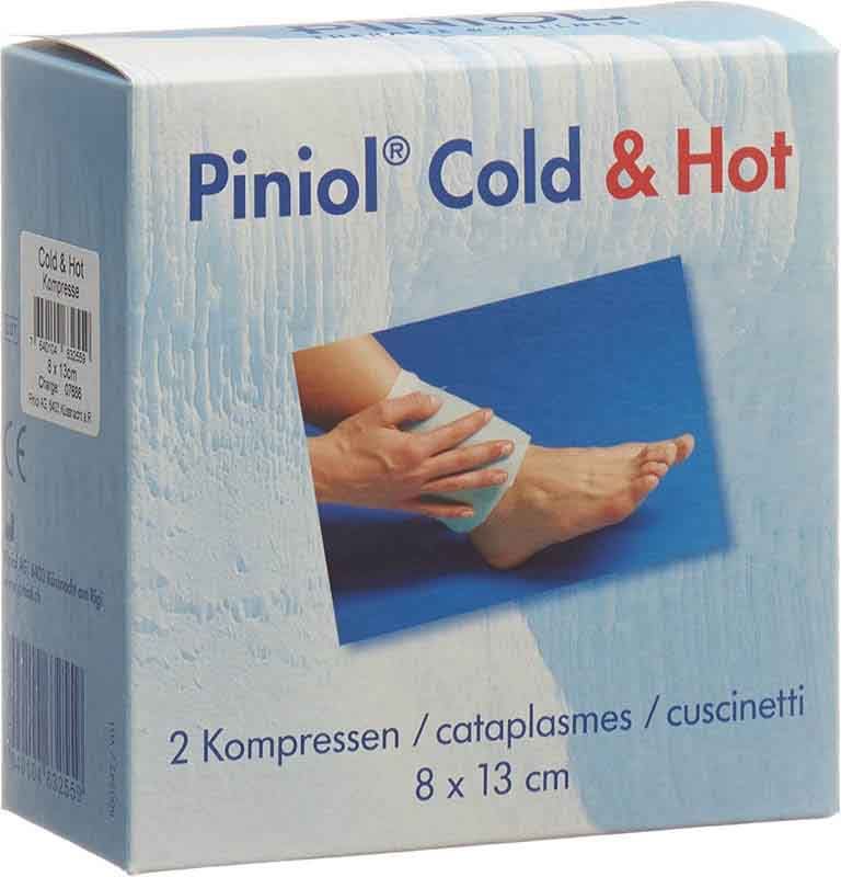 PINIOL Impacco caldo e freddo 8cmx13cm 2 pezzi