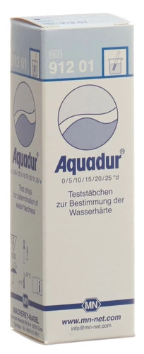 AQUADUR strisce per il test di durezza dell'acqua 0°d-25°d 100 pezzi