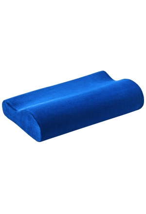 Cuscino per il collo ELSA 50x11cm in velluto con rivestimento royal