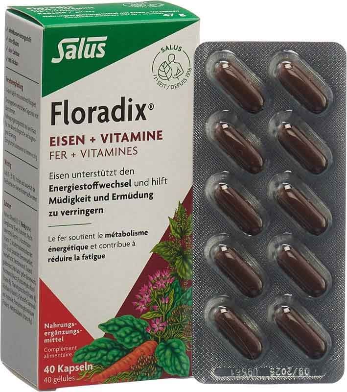 Floradix Ferro + Vitamine Capsule 40 Capsule