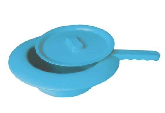 Padella Sundo ø31cm blu con manico e coperchio