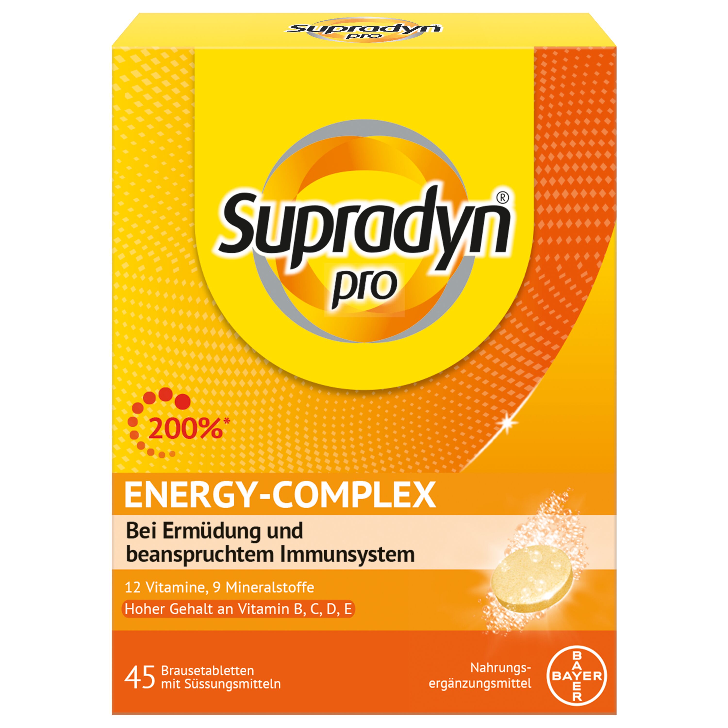 Supradyn® pro energy-complex compresse effervescenti 45 pezzi