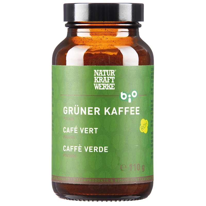 NATURKRAFTWERKE Caffè verde biologico in polvere 110g