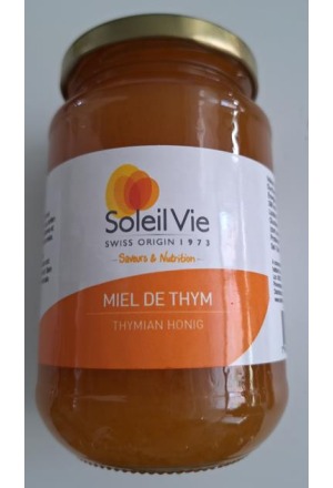 Miele di timo Soleil Vie 100% naturale barattolo 500g