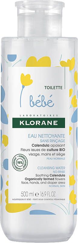 Klorane Bébé Lozione micellare detergente senza risciacquo 500ml