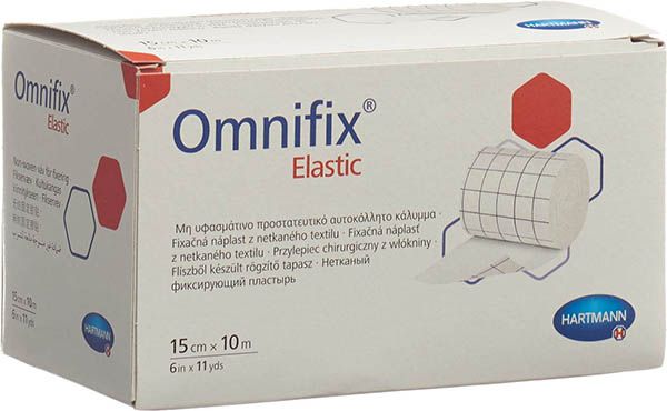 Velo di fissaggio Omnifix 15cmx10m elastico bianco