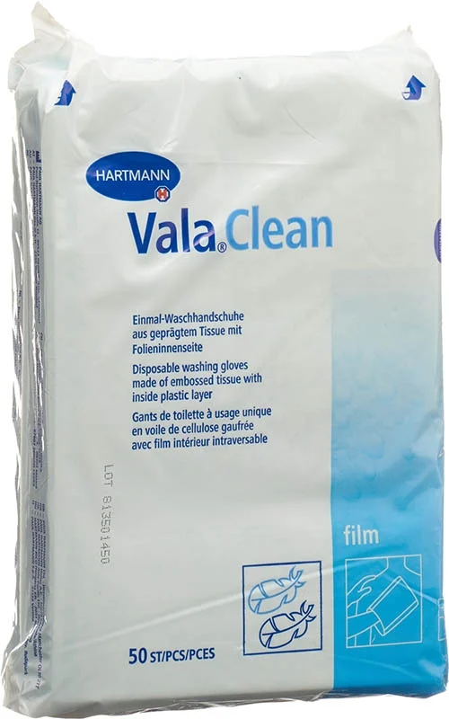 Valaclean Guanti per lavaggio normale 50 pezzi