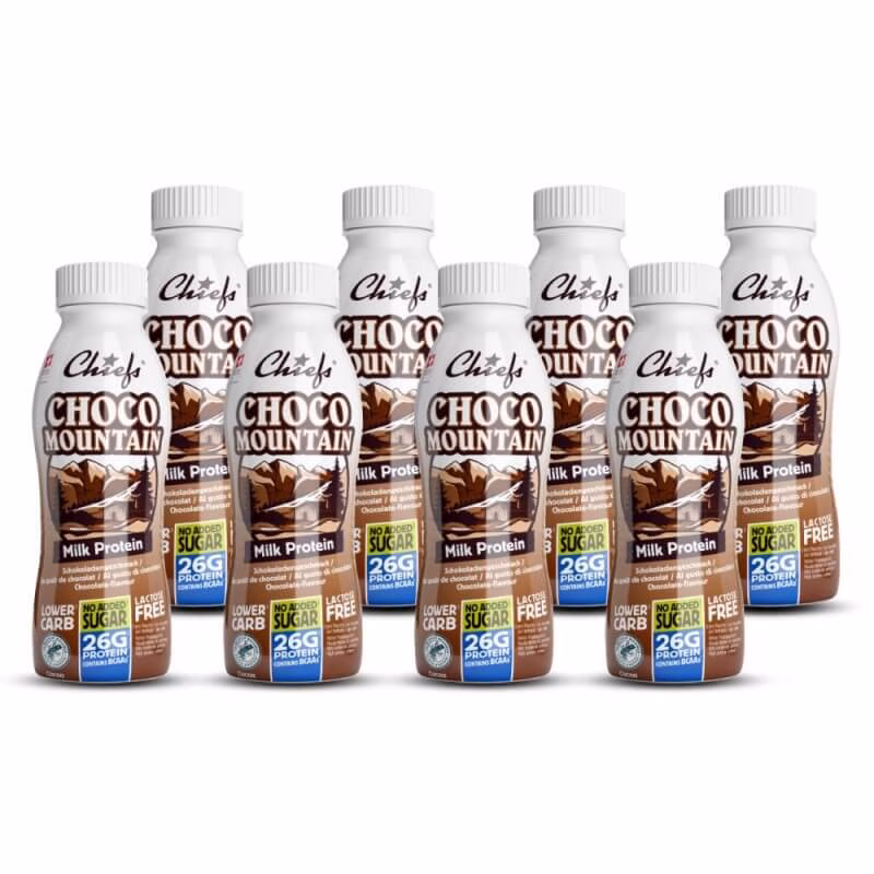 CHIEFS Proteine del latte Choco Mountain 8 x 330 ml