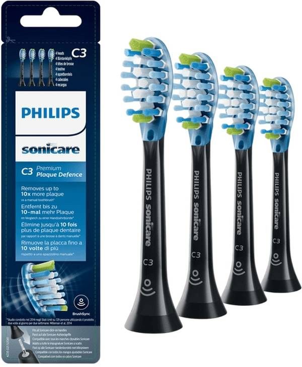 Philips Sonicare ricambio C3 Prem HX9044/33 4 pezzi