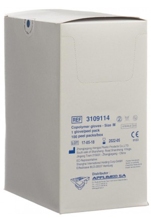 Guanti U APPLIMED L copolimero sterile 100 pezzi