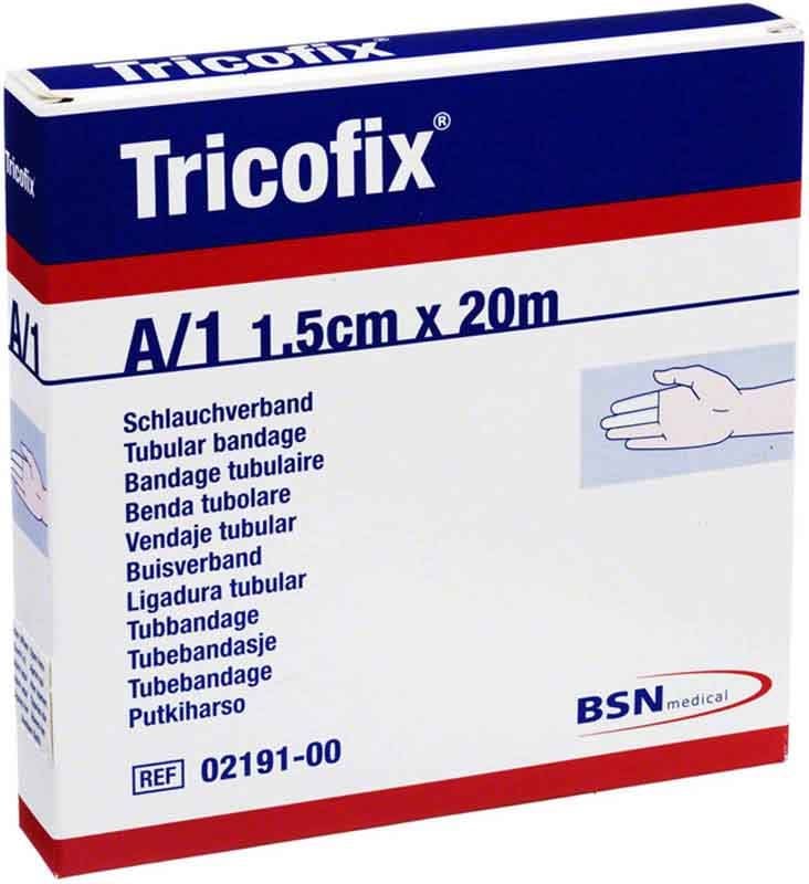 TRICOFIX benda tubolare GrA 1-1,5 cm/20 m