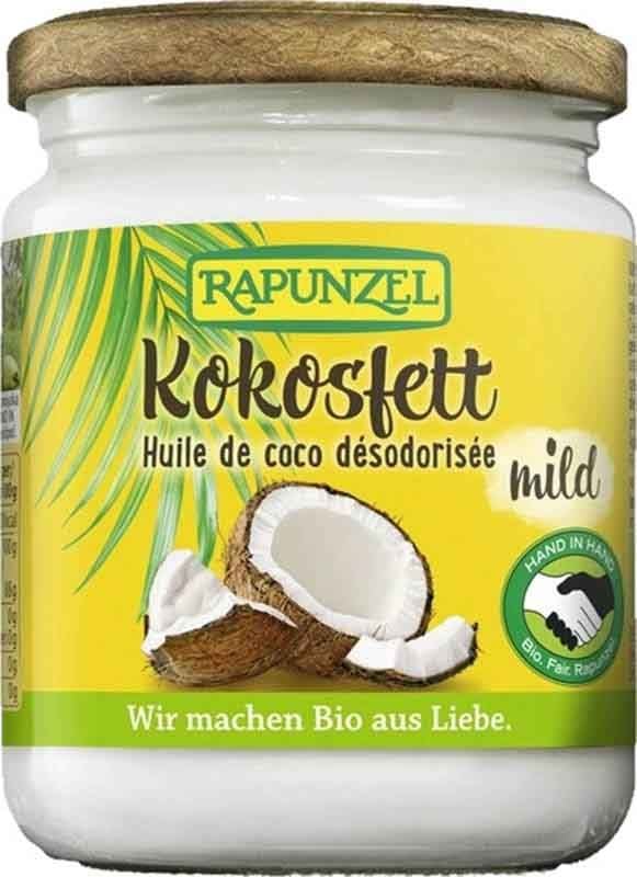 Vasetto di grasso di cocco Rapunzel 200g