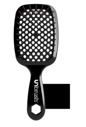 Spazzola districante UNBRUSH manico nero Midnight