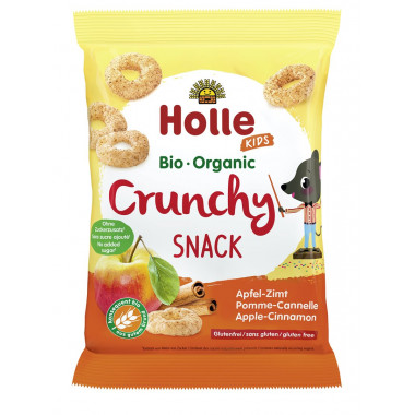 Holle Snack croccante biologico alla mela e cannella 25g