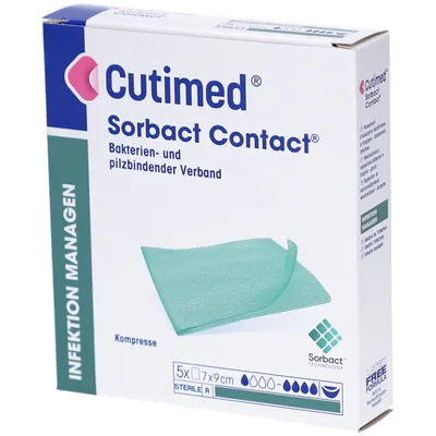 Cutimed Sorbact compressa assorbente 7 x 9 cm sterile 40 pezzi