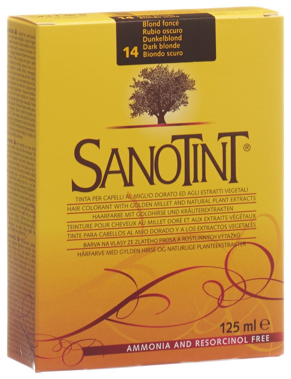 Colore per capelli Sanotint 14 biondo scuro