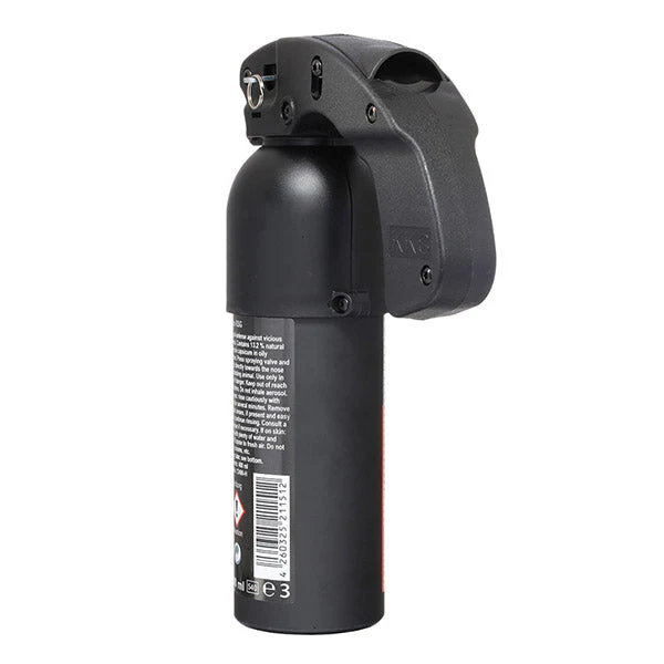 Spray al peperoncino VESK RSG Police a getto largo con impugnatura a pistola brevettata 400ml
