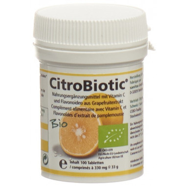 Citrobiotico Estratto di semi di pompelmo Tabl Bio 100 pezzi