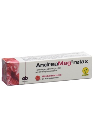 ANDREAMAG relax compresse effervescenti gusto lampone 20 pezzi