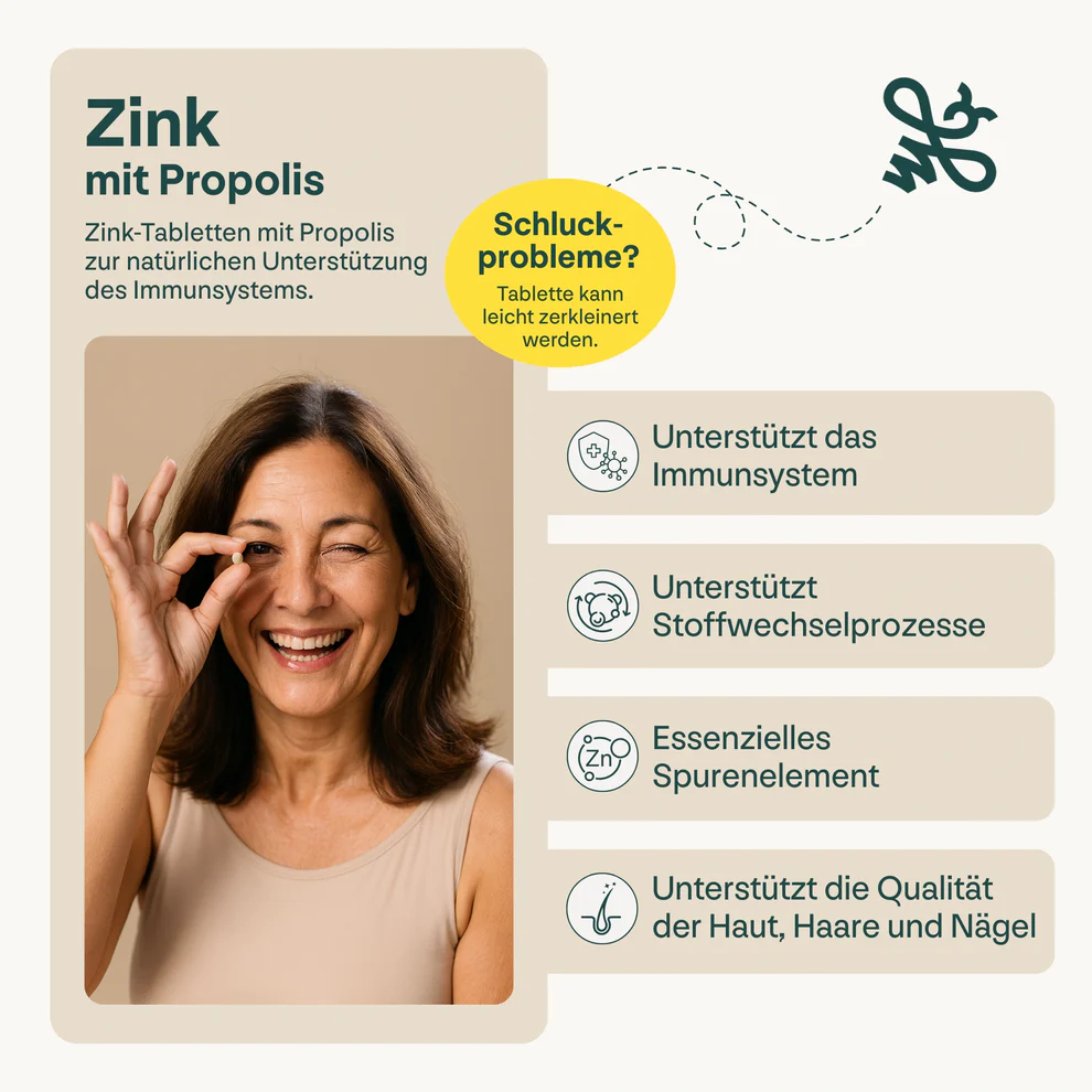 HEYBEE Zinco 5,3 mg + Propoli Compresse 100 pezzi
