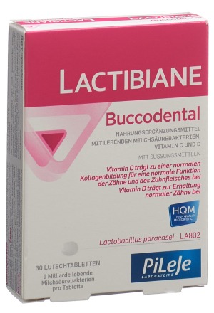 LACTIBIANE pastiglie buccodentali 30 pezzi