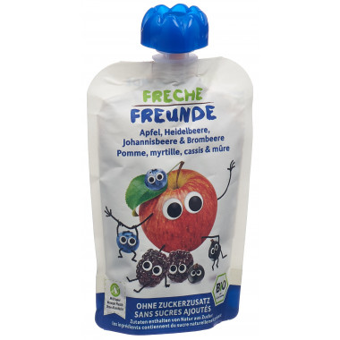 Patatine alla frutta Cheeky Friends Mela e Mirtillo Btl 16g